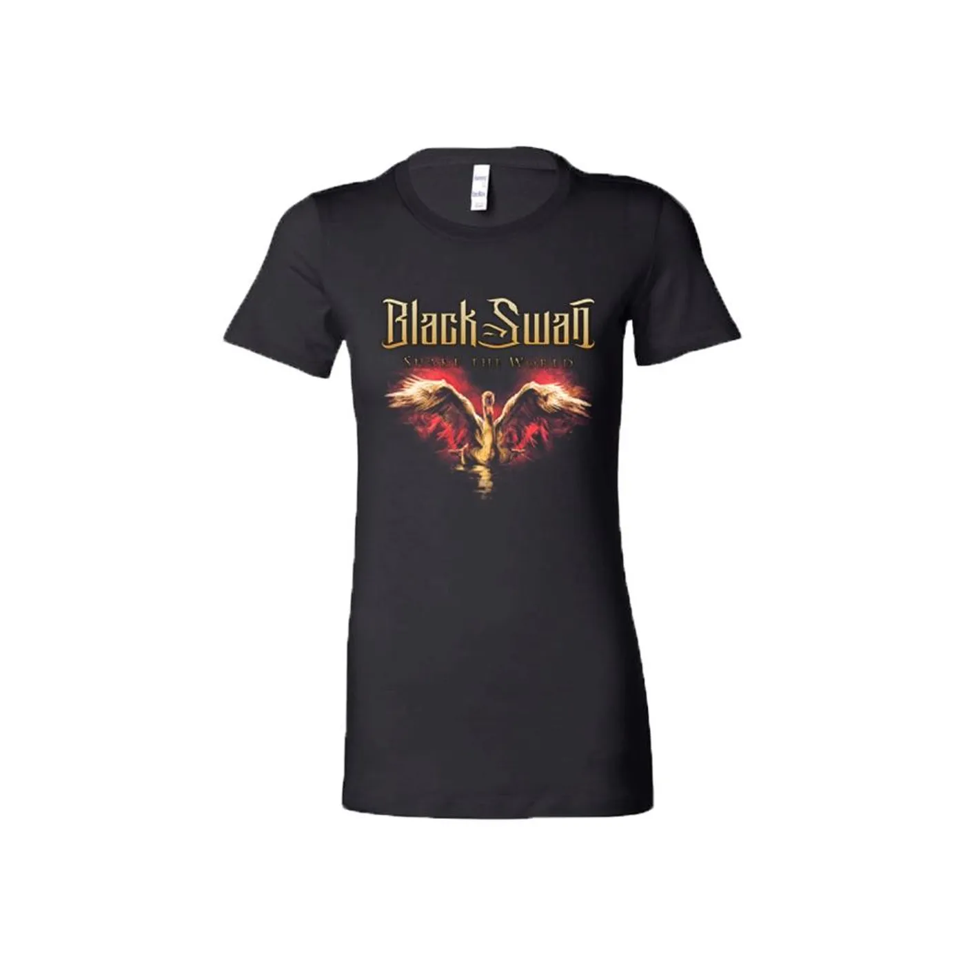 Frontiers Black Swan - Shake The World Ladies Tee