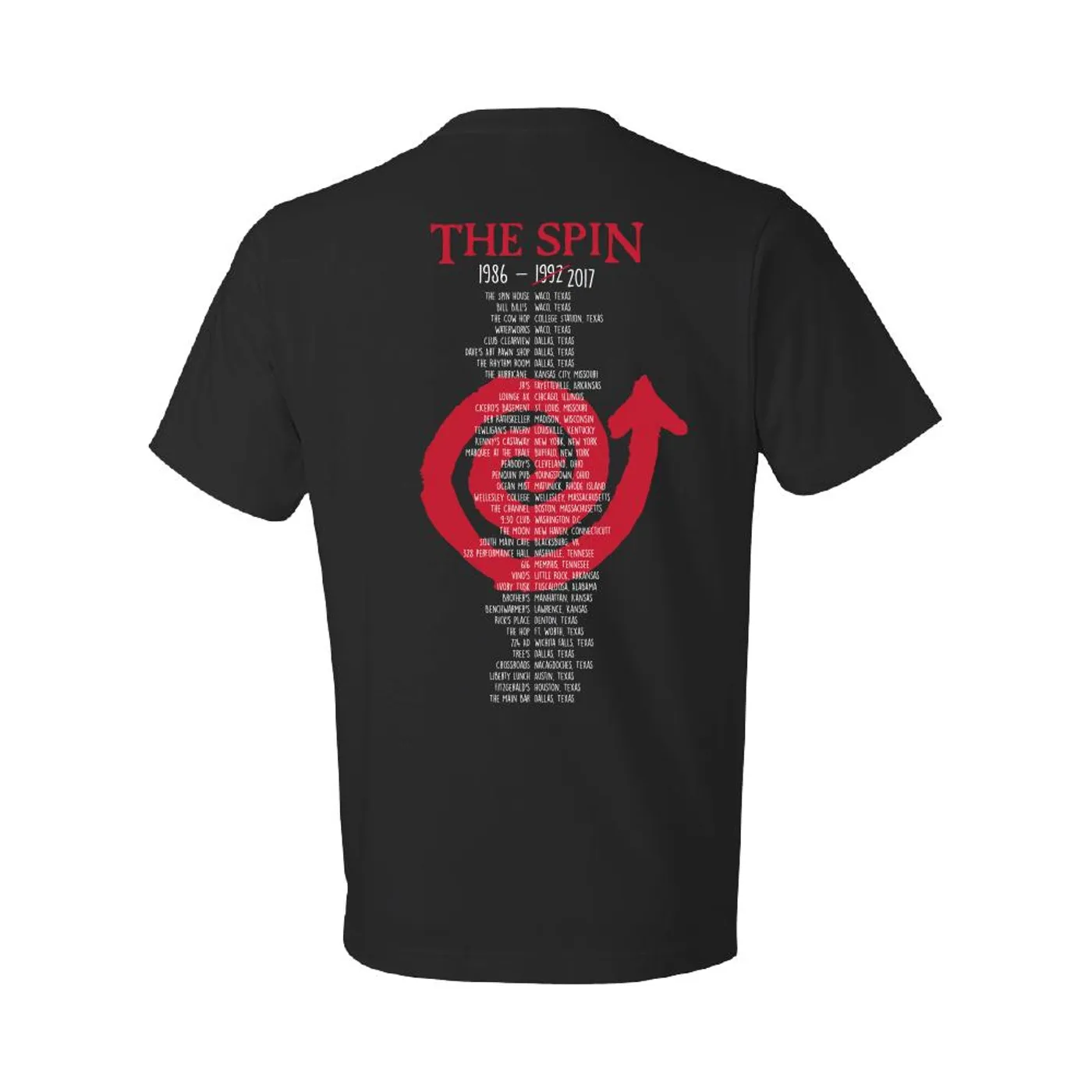 The Spin - 25 Year Reunion Tee (Black)