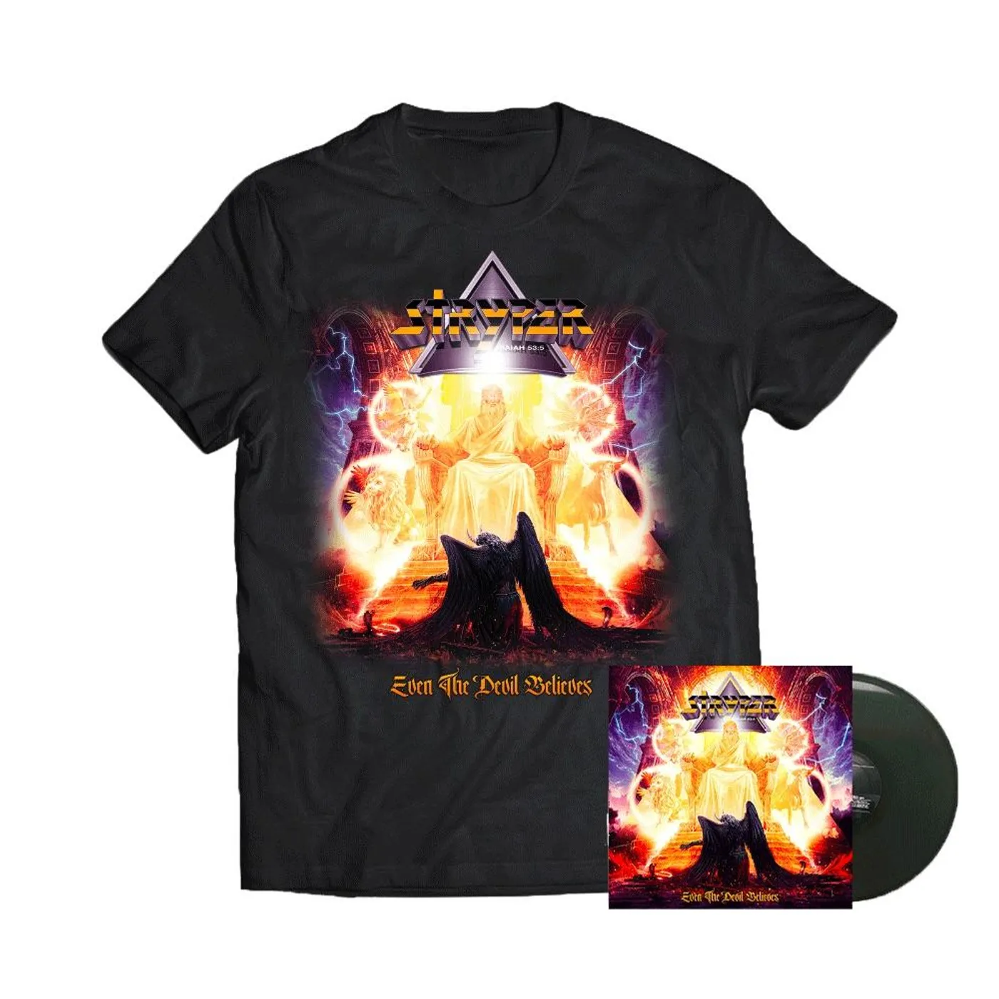 Frontiers Stryper - Even The Devil Believes LP + Tee Bundle