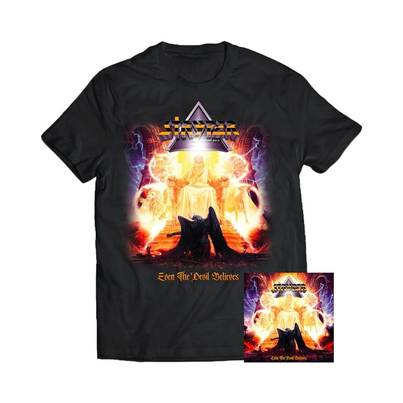 Frontiers Stryper - Even The Devil Believes CD + Tee Bundle