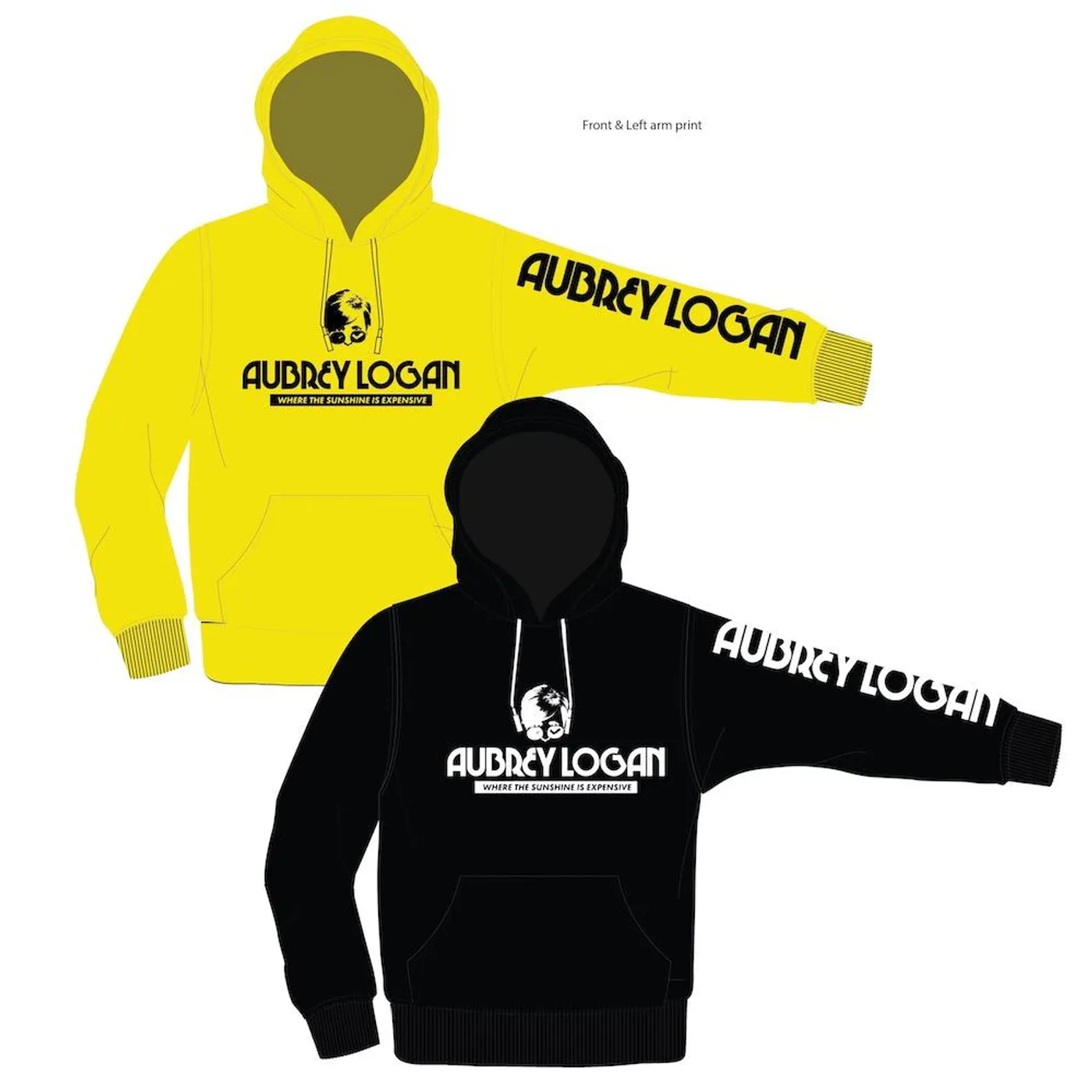 Aubrey Logan - Unisex Hoodie (Yellow)