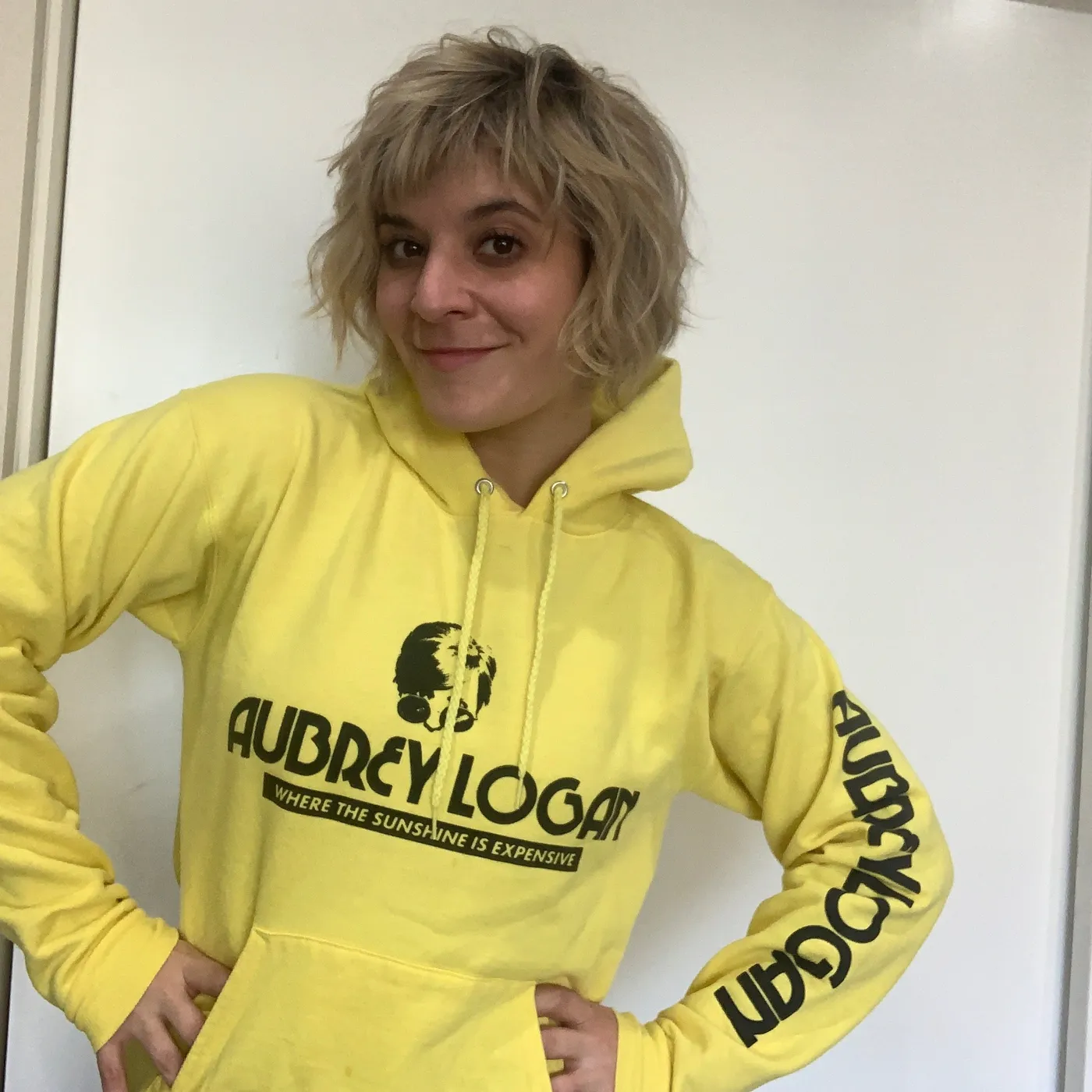 Aubrey Logan - Unisex Hoodie (Yellow)