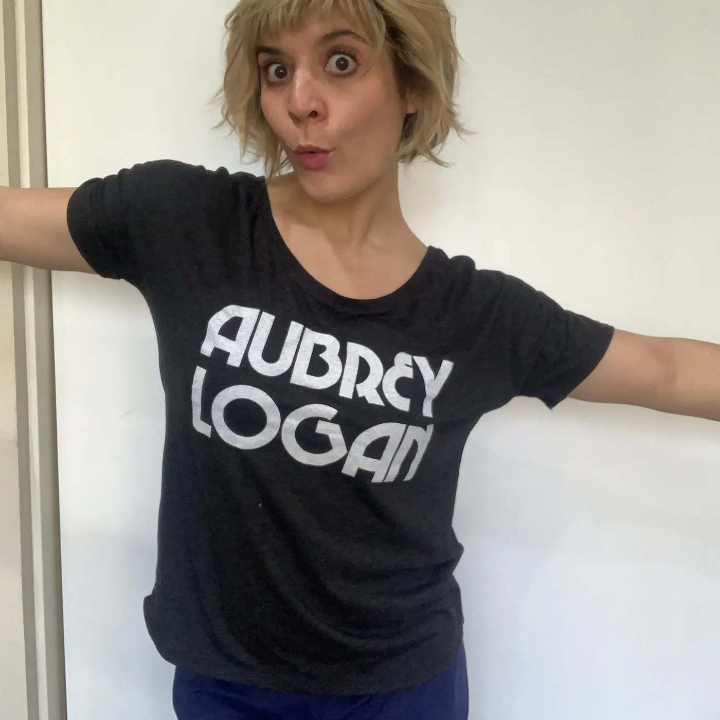 Aubrey Logan - Womens Short Sleeve Boxy Tee