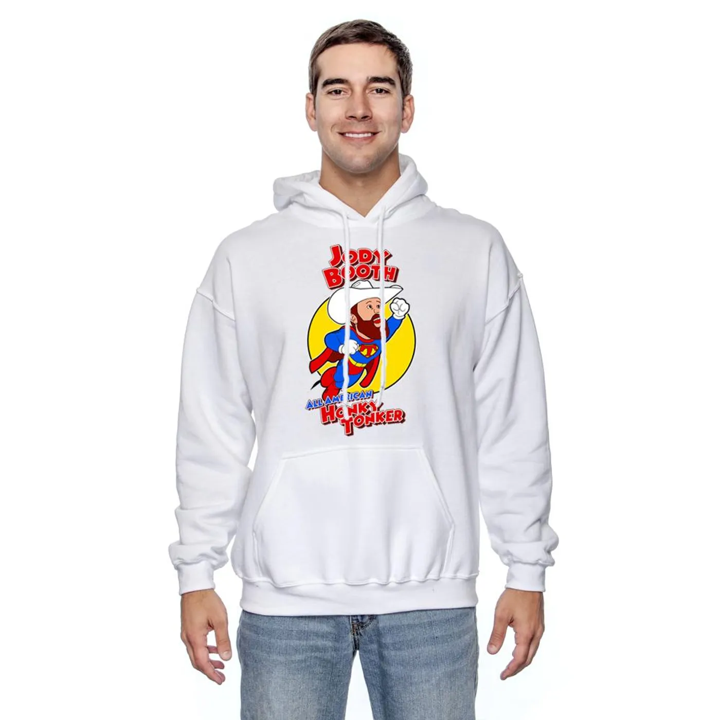 Jody Booth - Honky Tonker Hoodie (White)