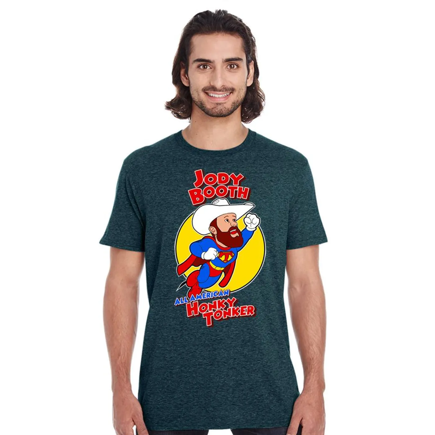 Jody Booth - Tonker Tee (Heather Green)