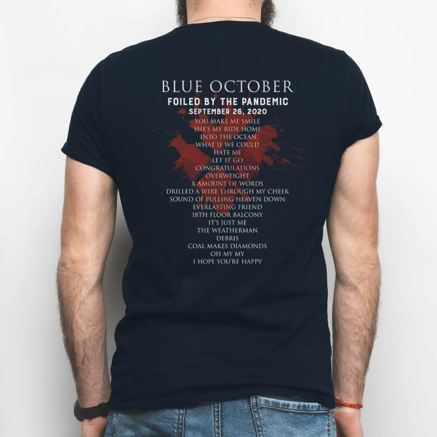 Blue October - Limited Edition "Foiled" Livestream Concert Tee