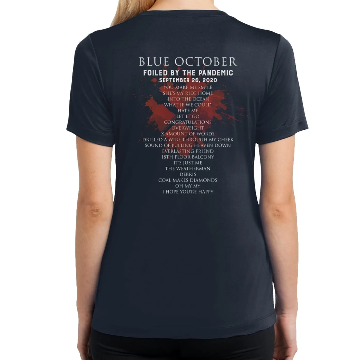 Blue October - Limited Edition "Foiled" Livestream Concert Ladies Tee