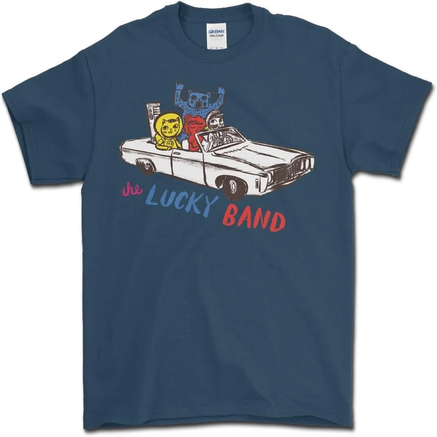 The Lucky Band - Blue Dusk Car Tee