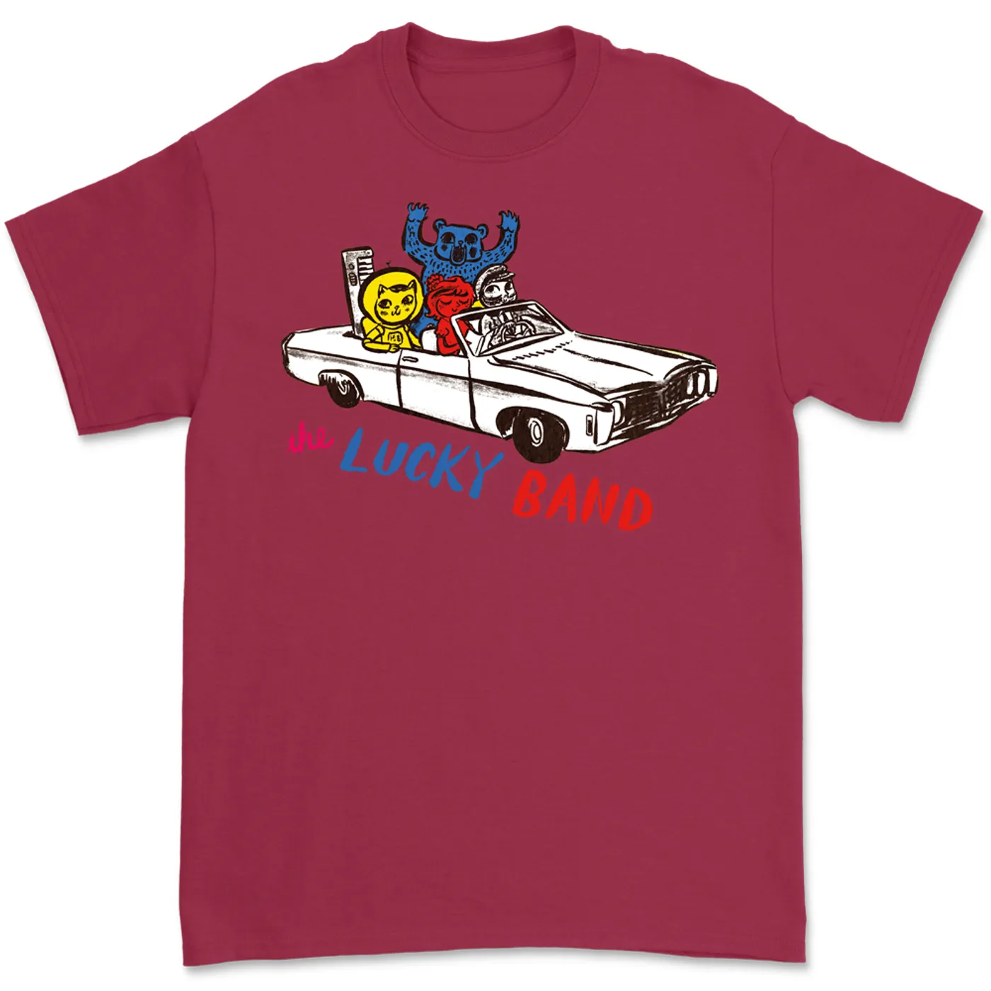 The Lucky Band - Red Car Tee