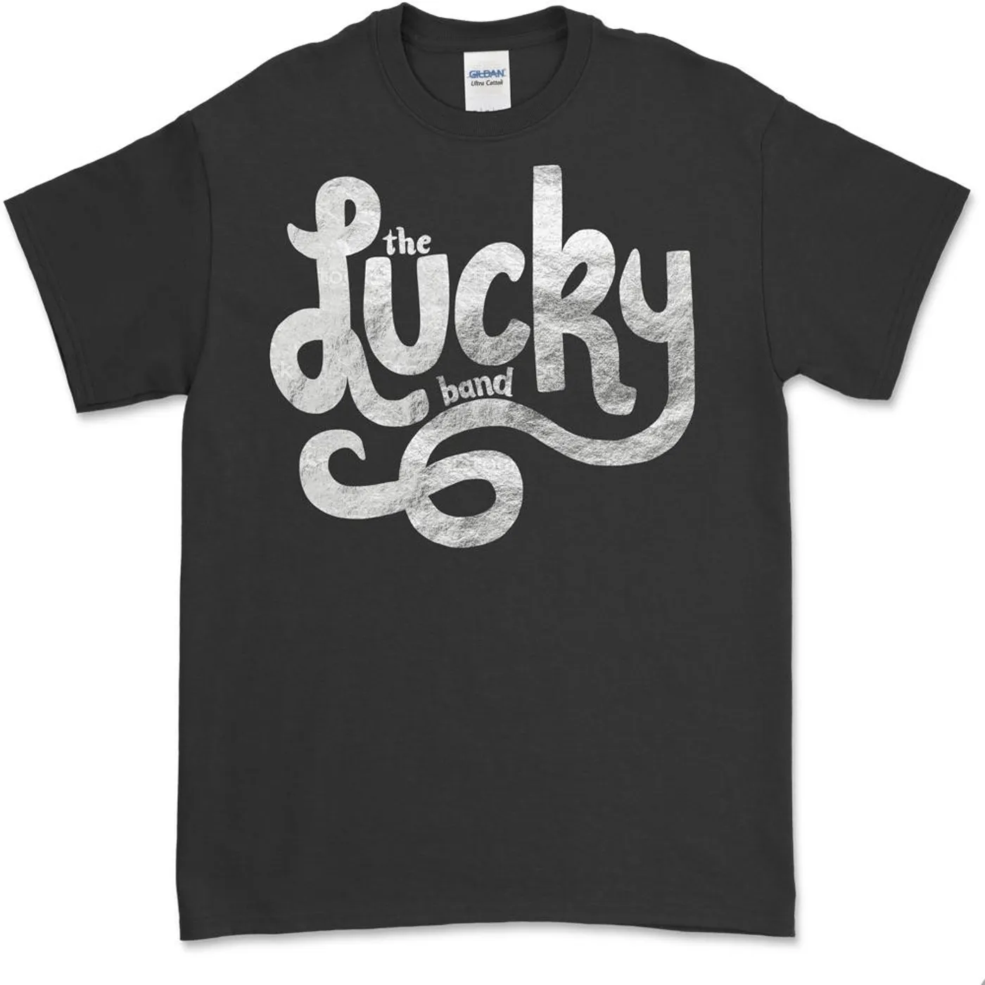 The Lucky Band - Lucky Silver Logo Tee