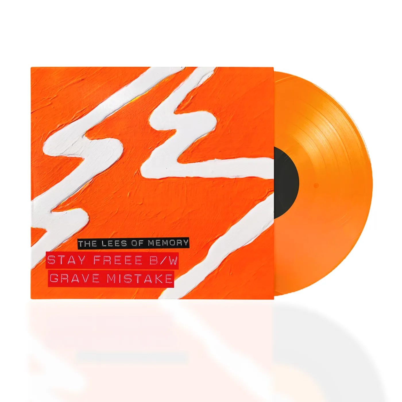 Goldstar Recordings The Lees of Memory - Stay Freee B/W Grave Mistake Translucent Orange Vinyl