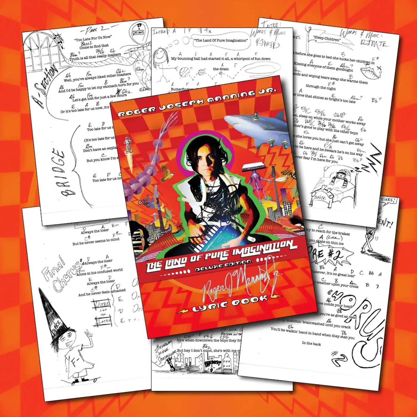 Roger Joseph Manning, Jr. - Signed Land of Pure Imagination Lyric/Art Book
