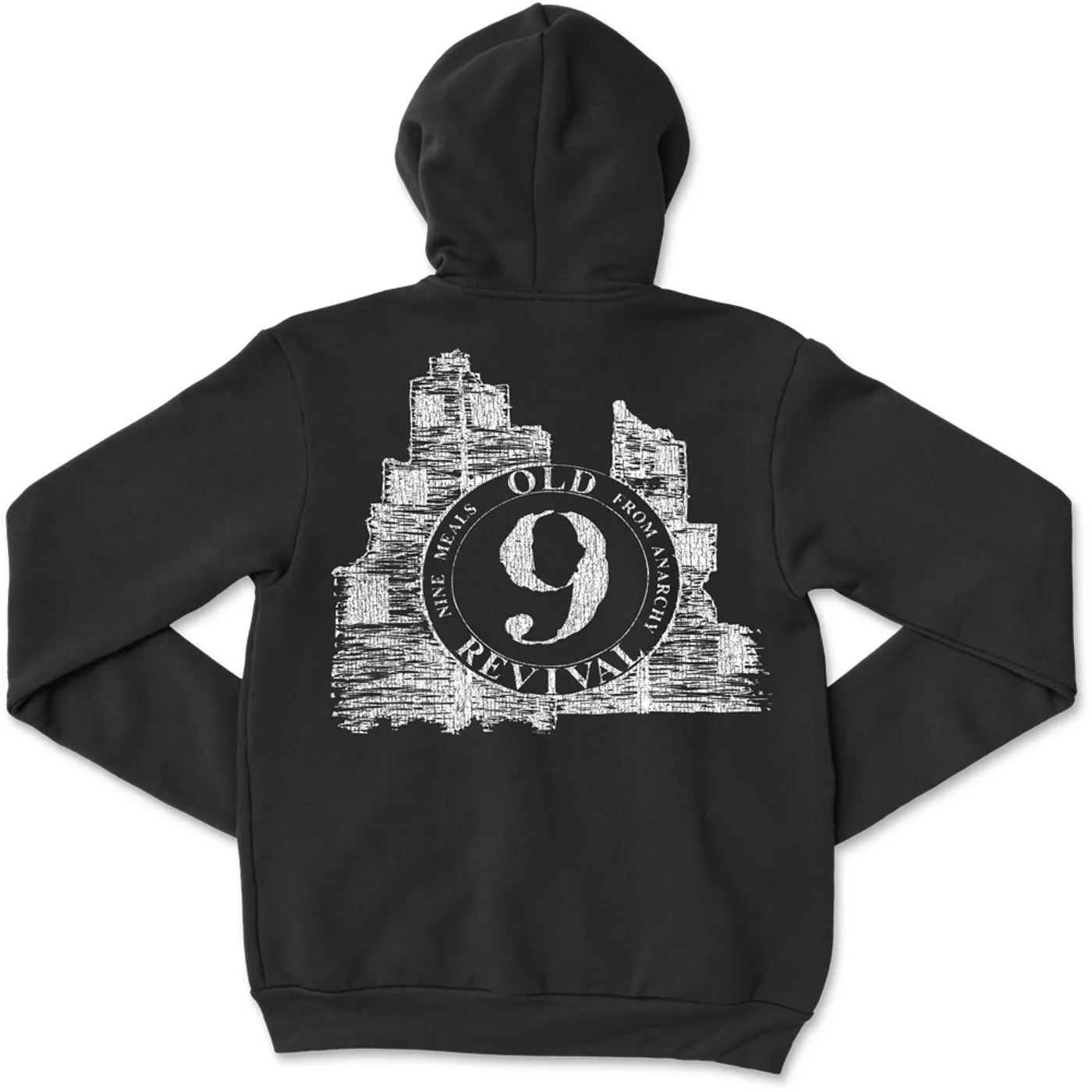 The Old Revival - 9 Meals From Anarchy Zip Up Hoodie