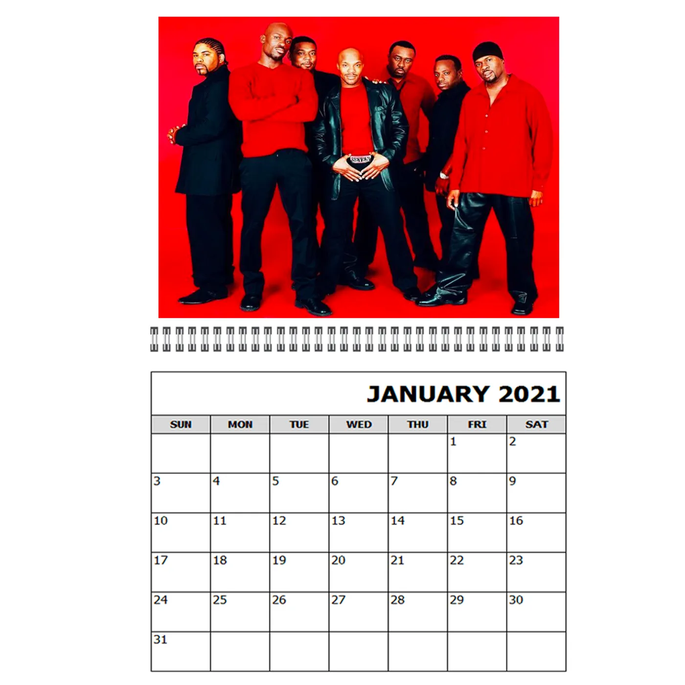 Naturally 7 - 2021 Calendar