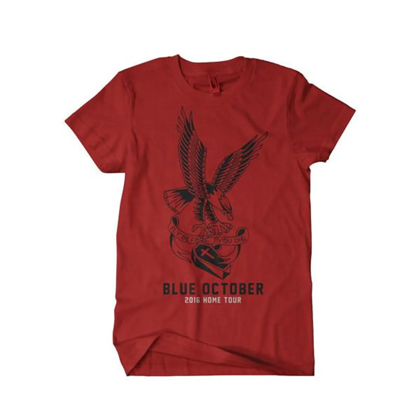 Blue October - Home Tour Tee (Red) (Spring Dates)
