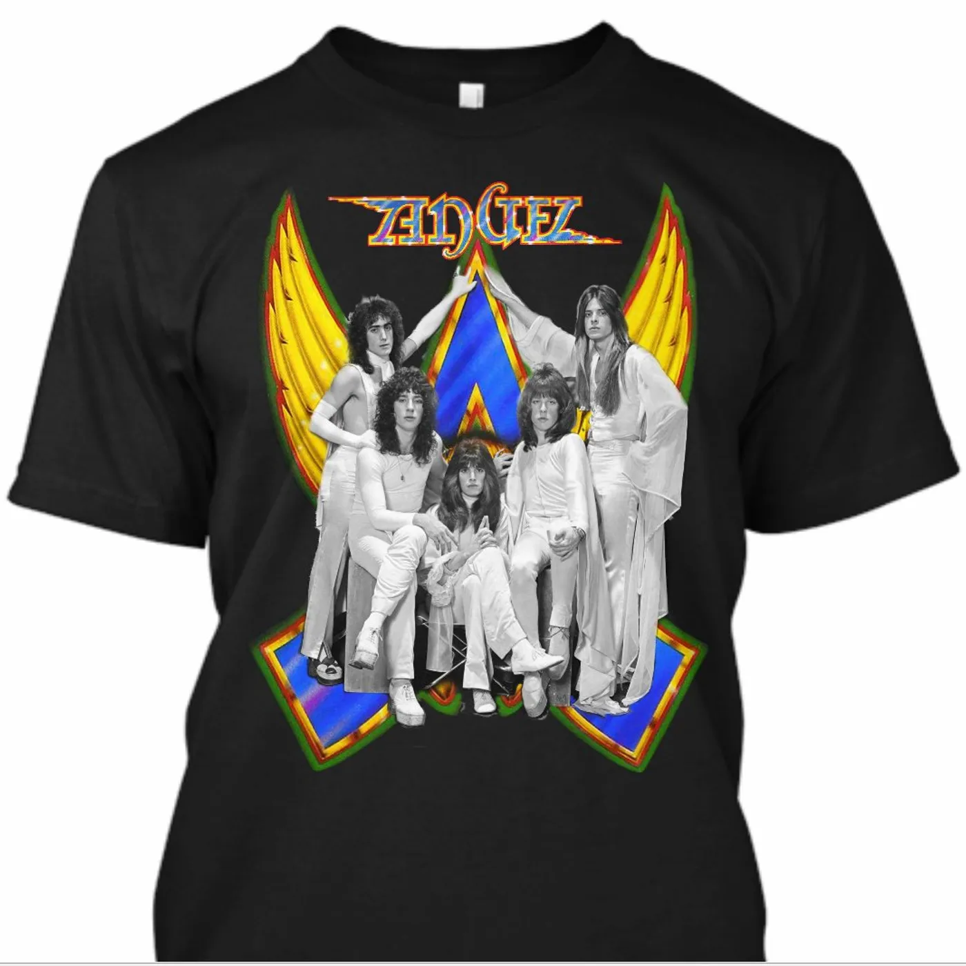 Punky Meadows - ANGEL Band Tee (Black)