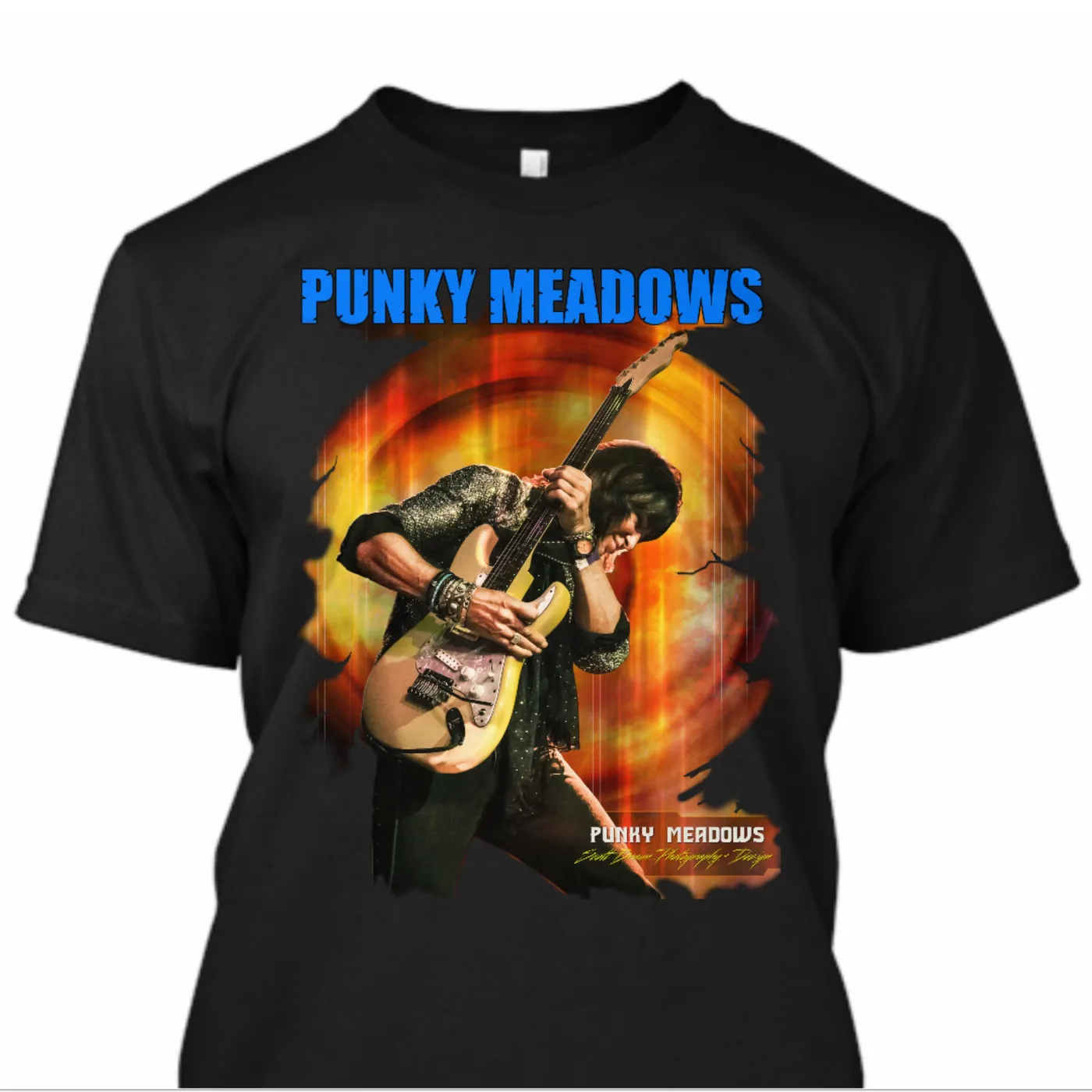 Punky Meadows - LIVE Tee (Black)