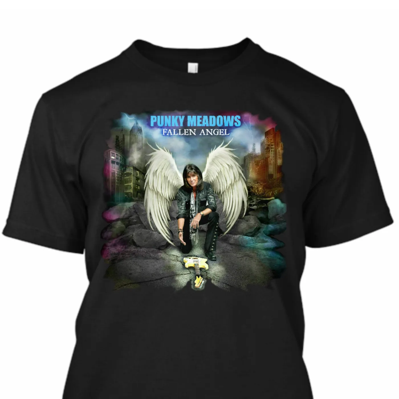 Punky Meadows - PUNKY FALLEN ANGEL Tee (Black)