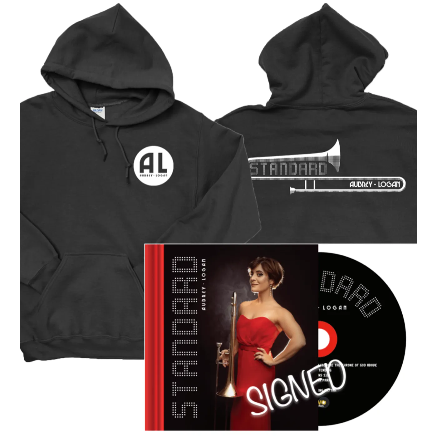 Aubrey Logan - Signed Standard Vinyl + Hoodie