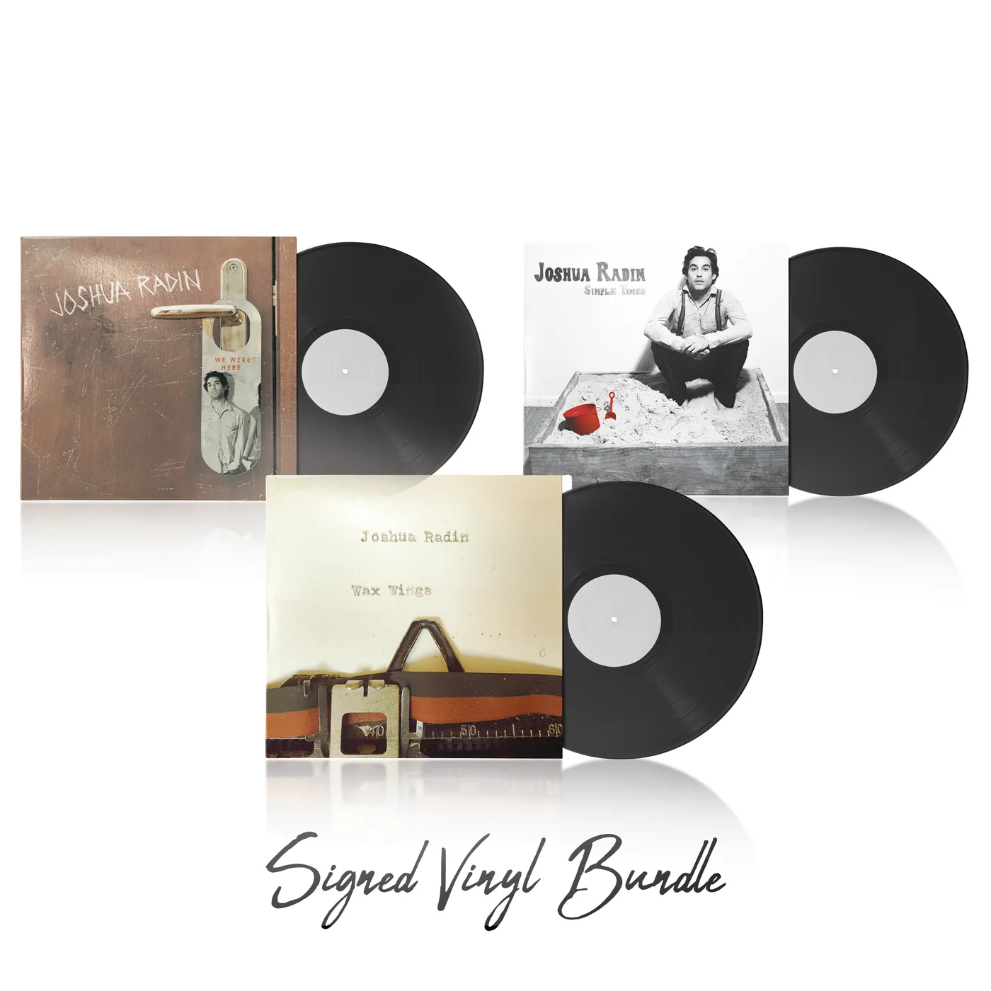 Joshua Radin - Ultimate Autographed Vinyl Bundle