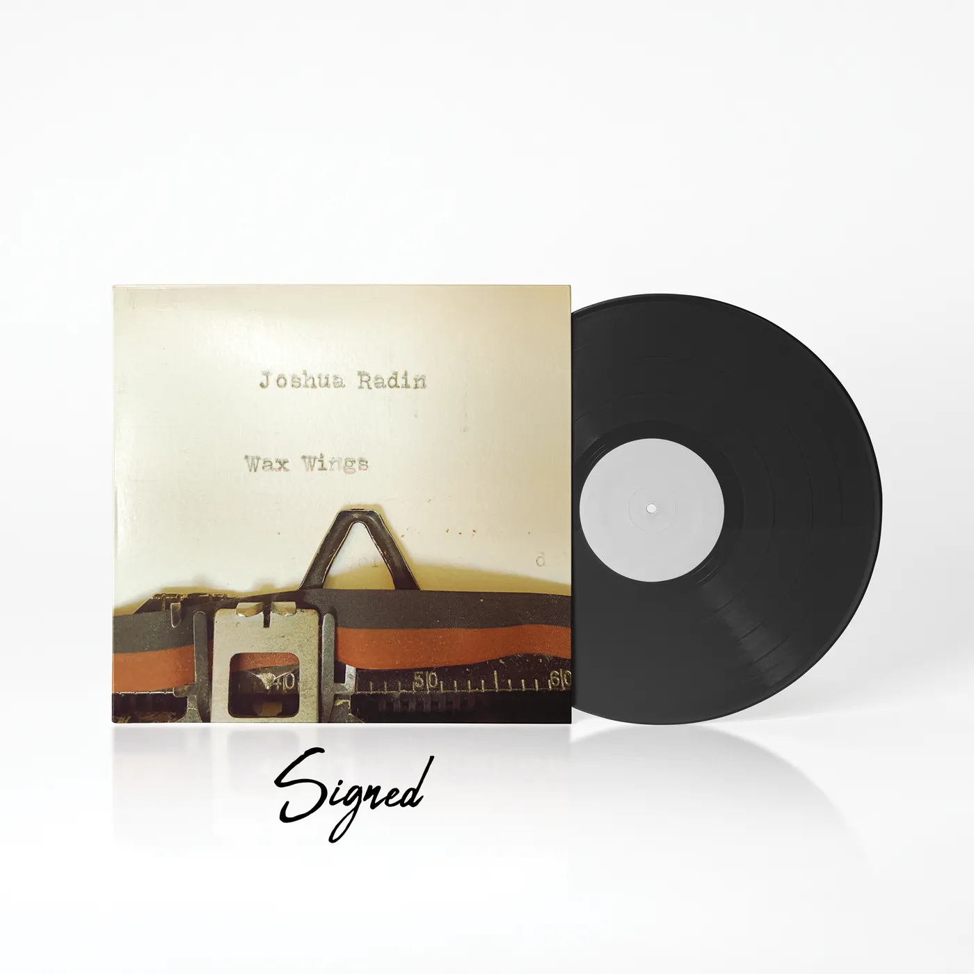 Joshua Radin - Wax Wings Autographed Vinyl