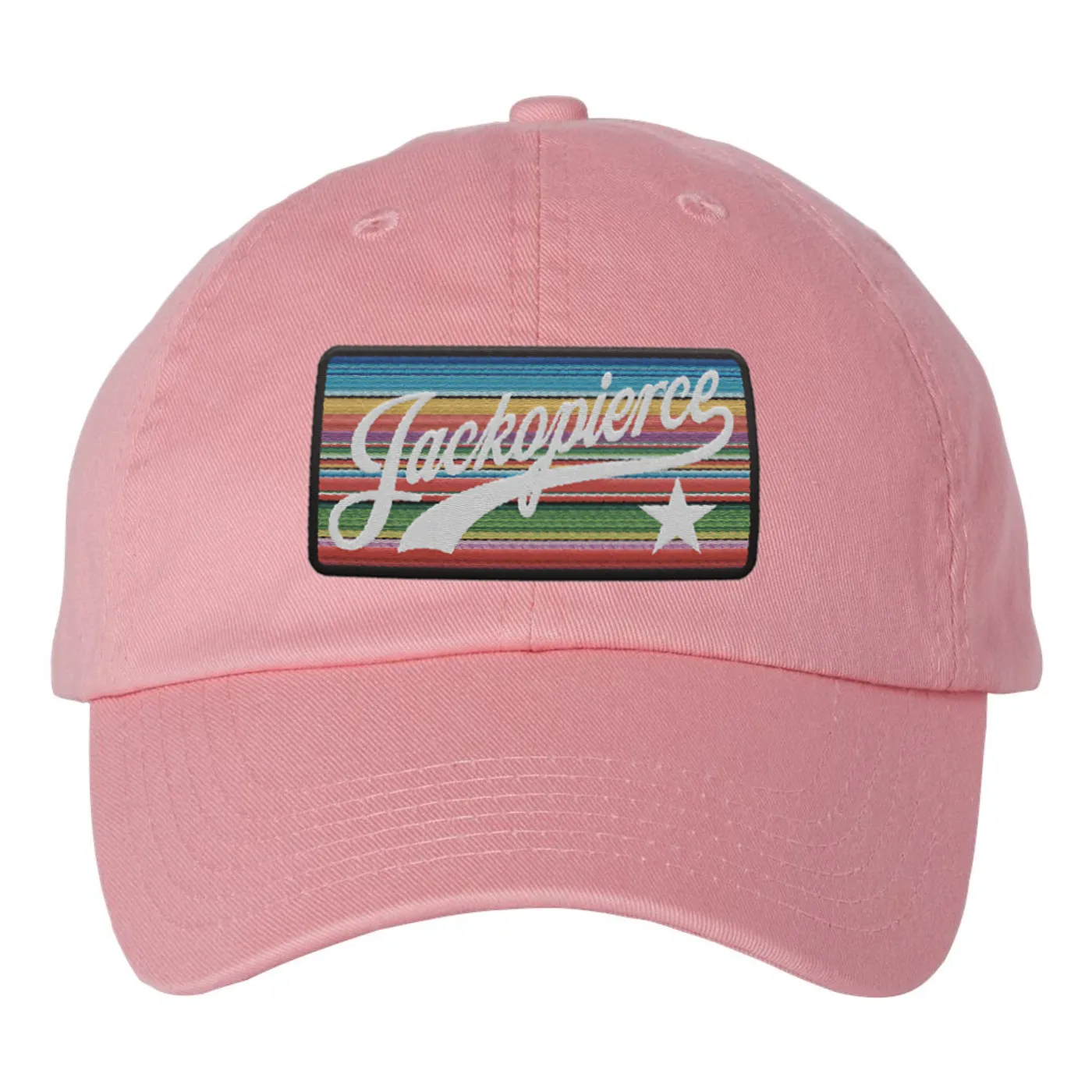 Jackopierce - Pink Mexican Blanket Patch Dad Hat