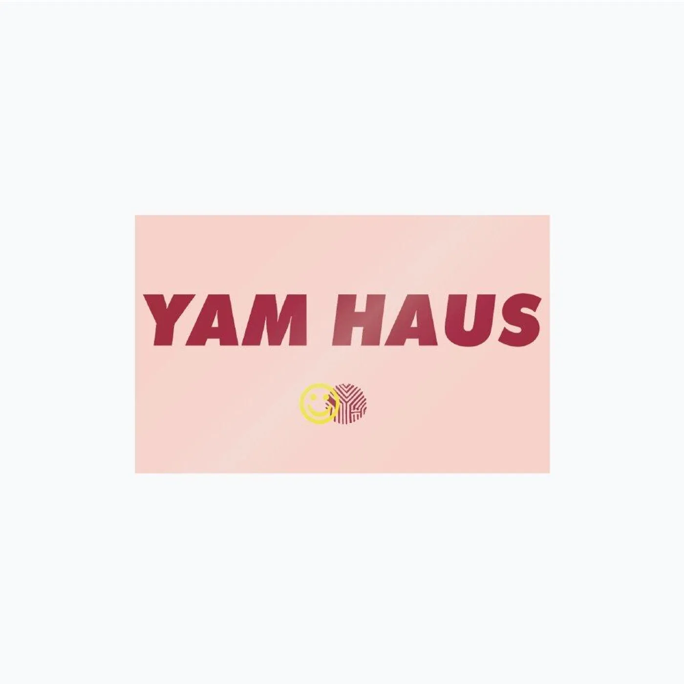 Yam Haus - Pink Sticker