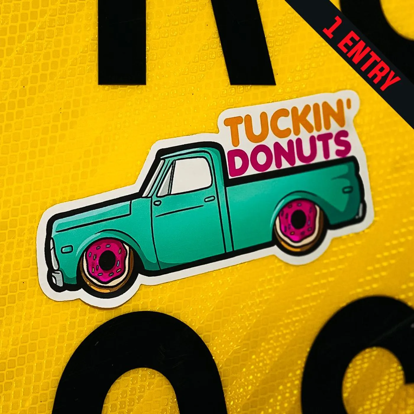 Texas Show Promoters Tuckin' Donuts Sticker