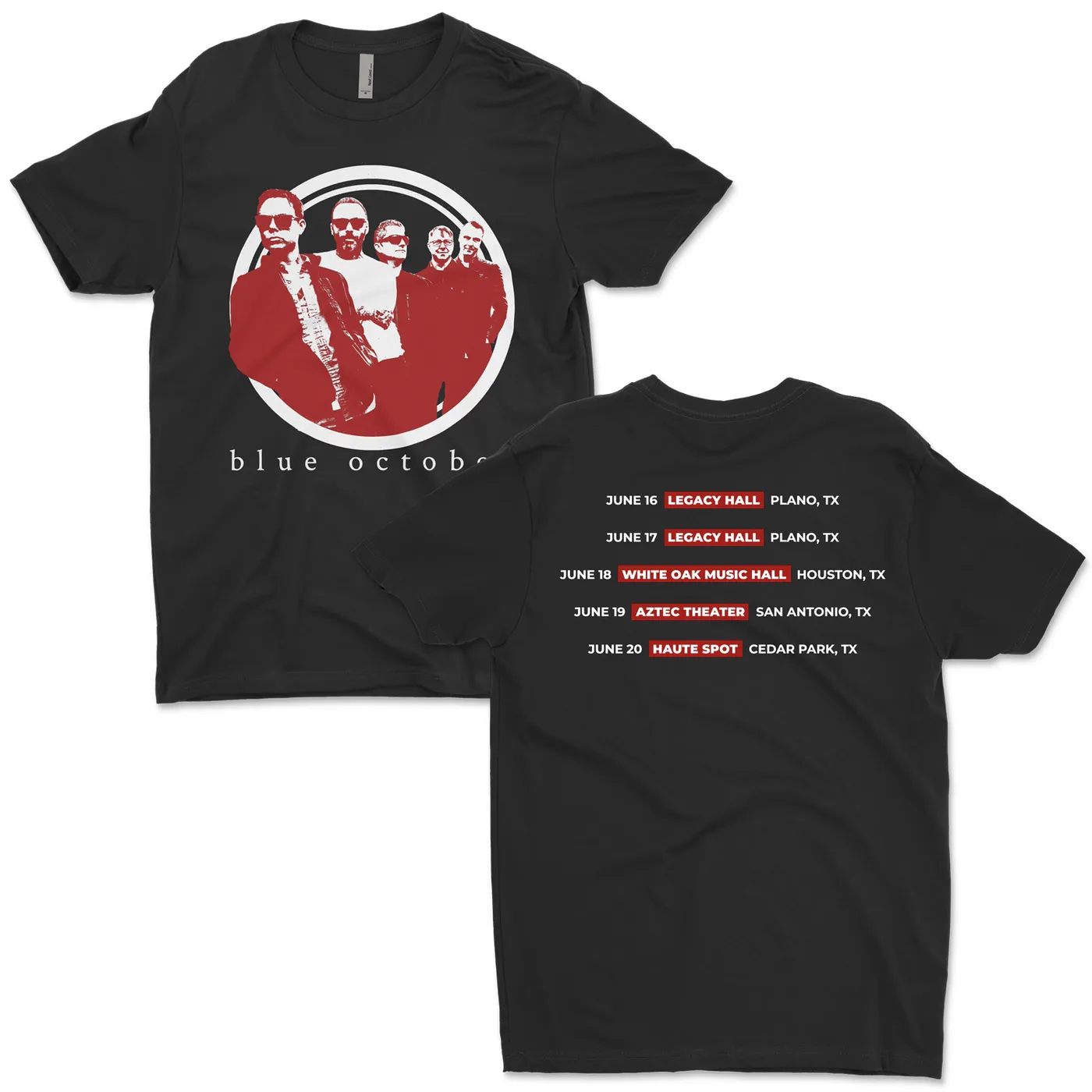 Blue October - Spring 2021 Acoustic Tour Tee
