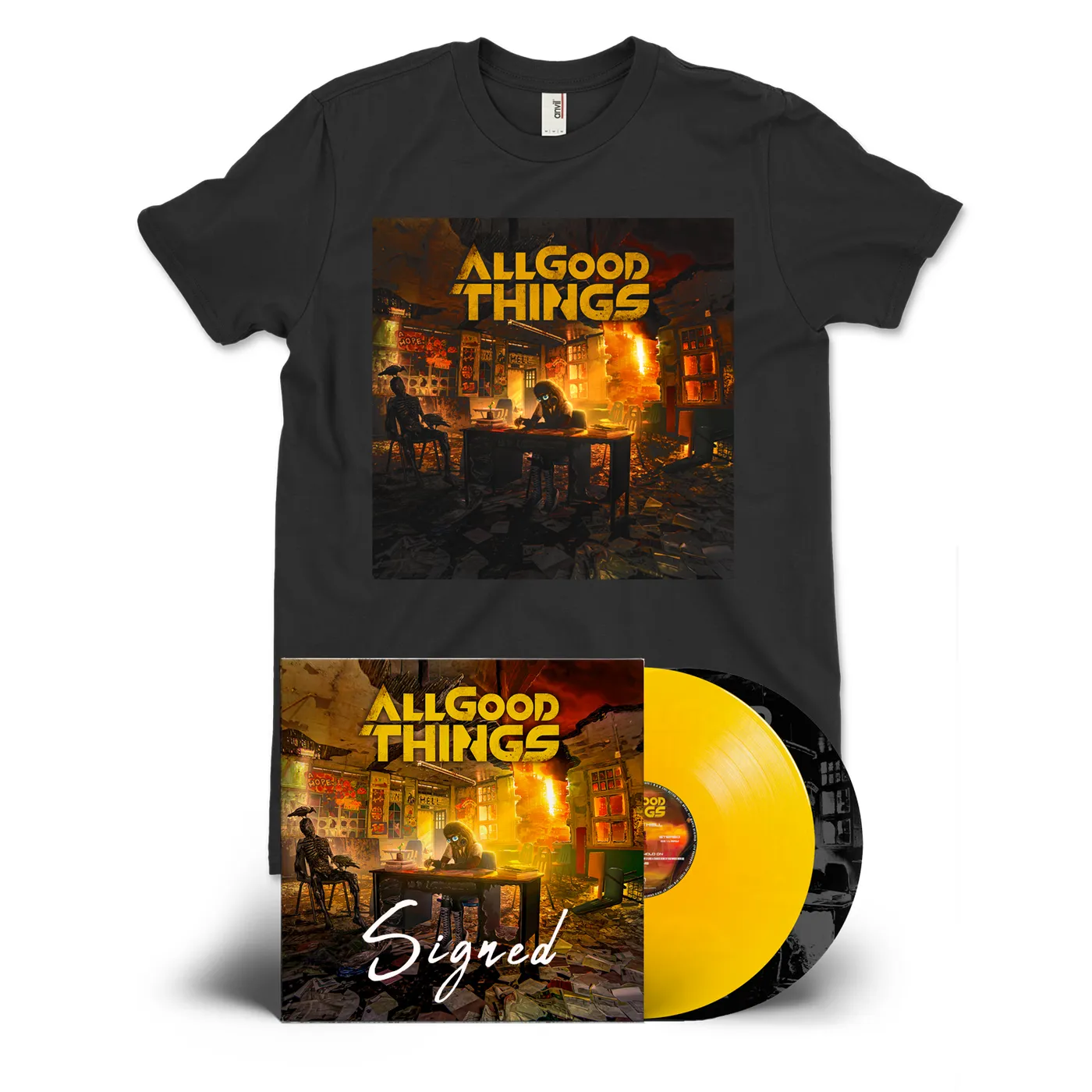 All Good Things - Bnm All Good Things - A Hope In Hell Signed Double Vinyl + Tee Bundle