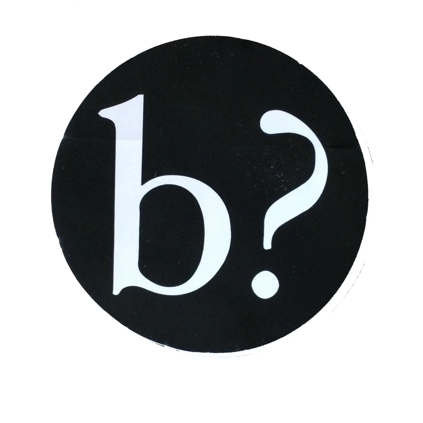 HOAX - b? Circle Sticker