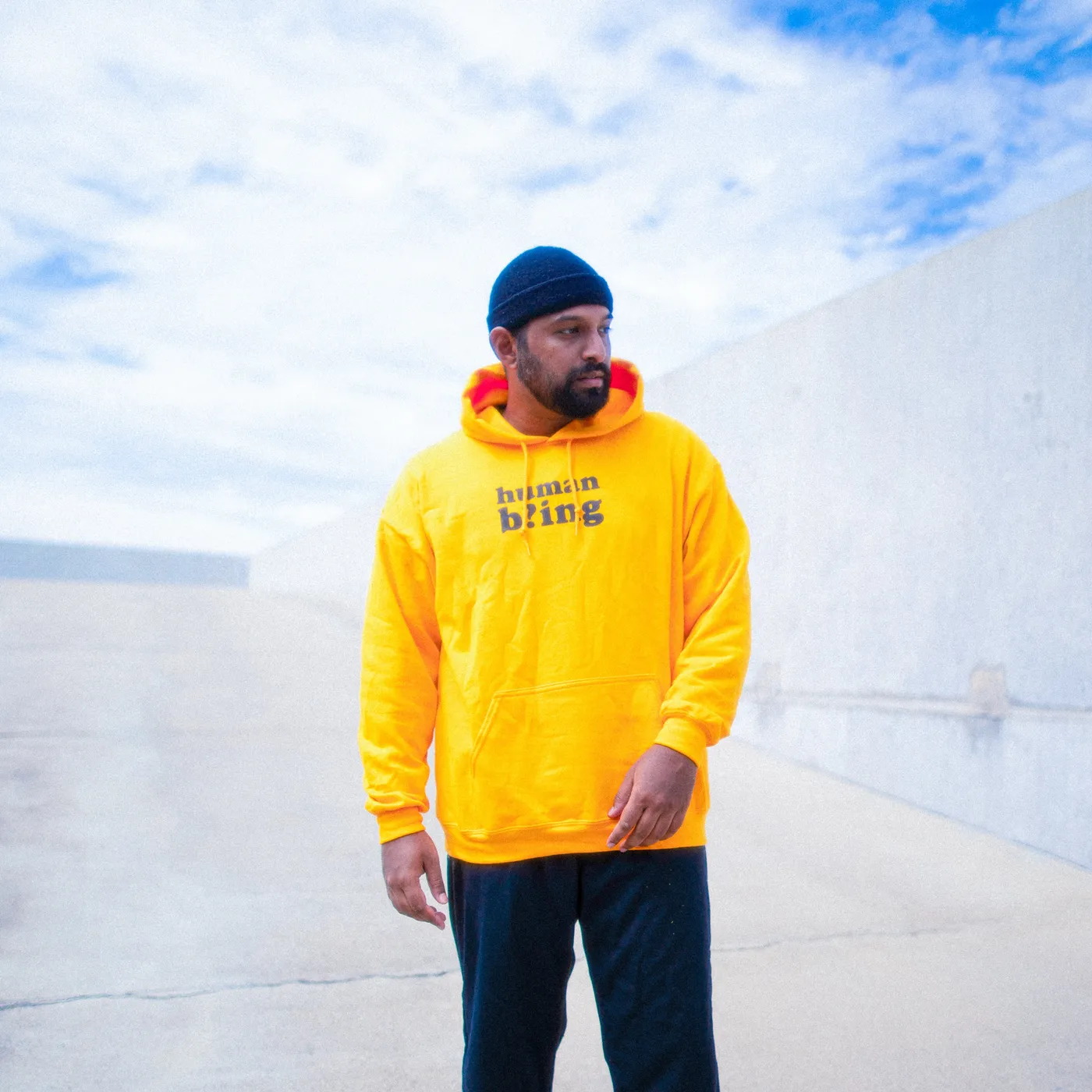 HOAX - Human B?ing Hoodie - Gold