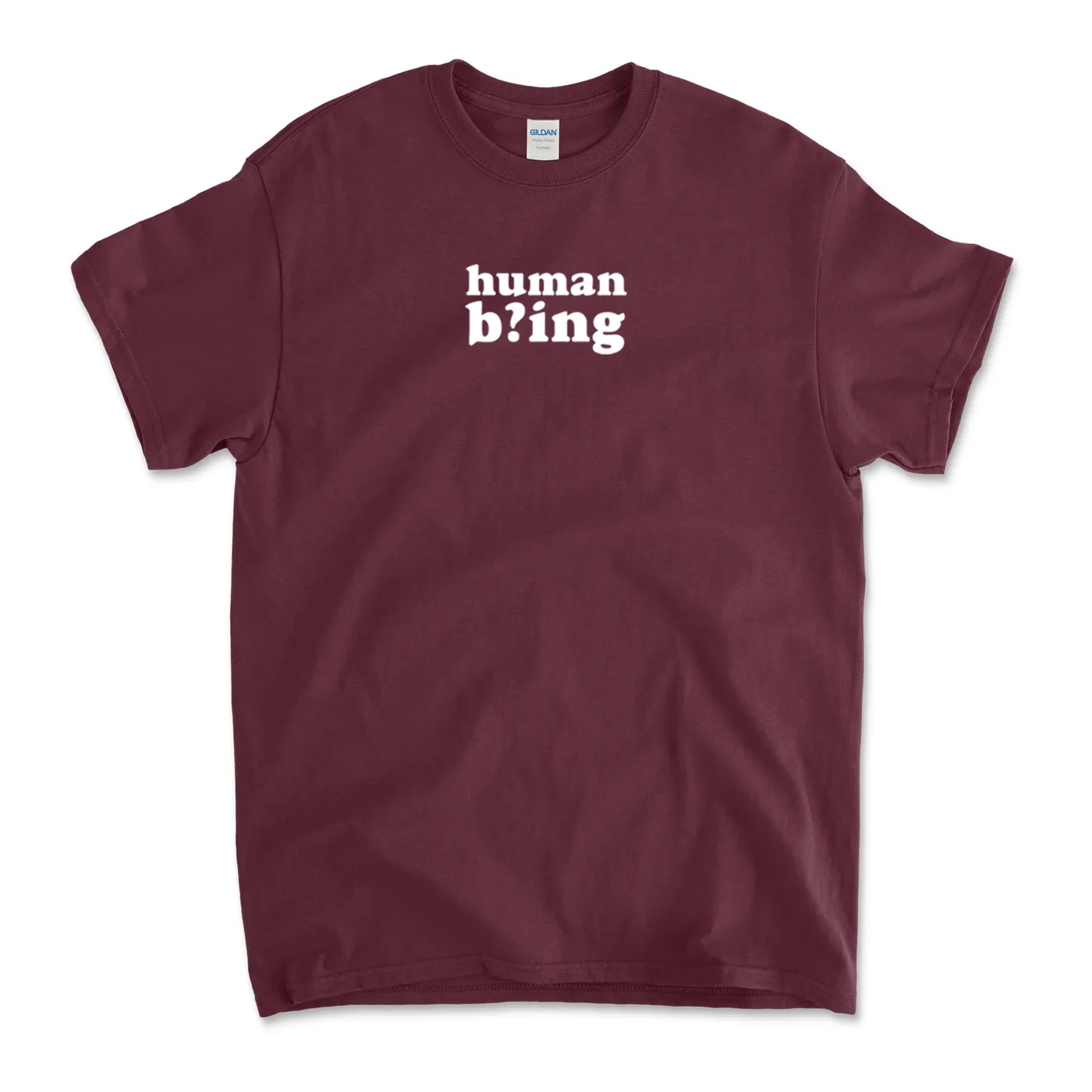 HOAX - Human B?ing Tee - Maroon