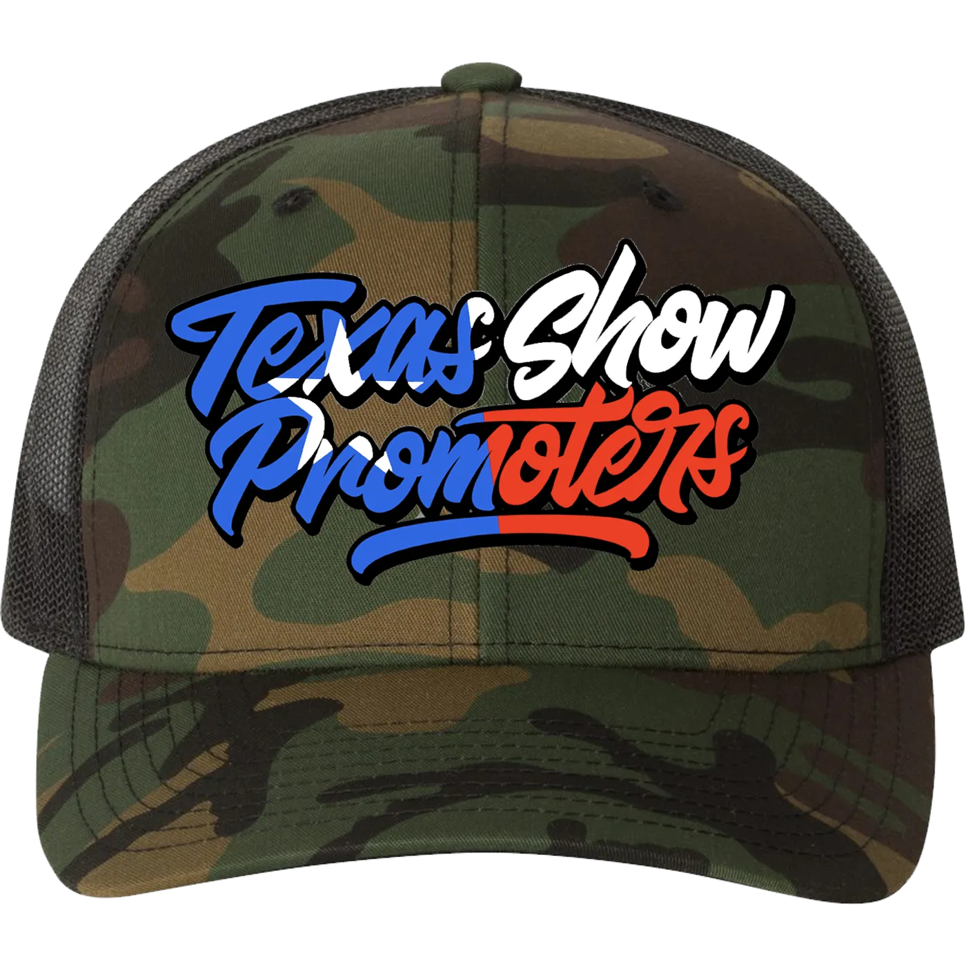 Texas Show Promoters - Texas Flag Camo Trucker Hat