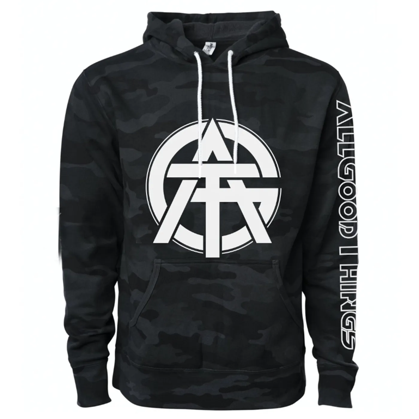All Good Things - Black Camo Pullover Hoodie