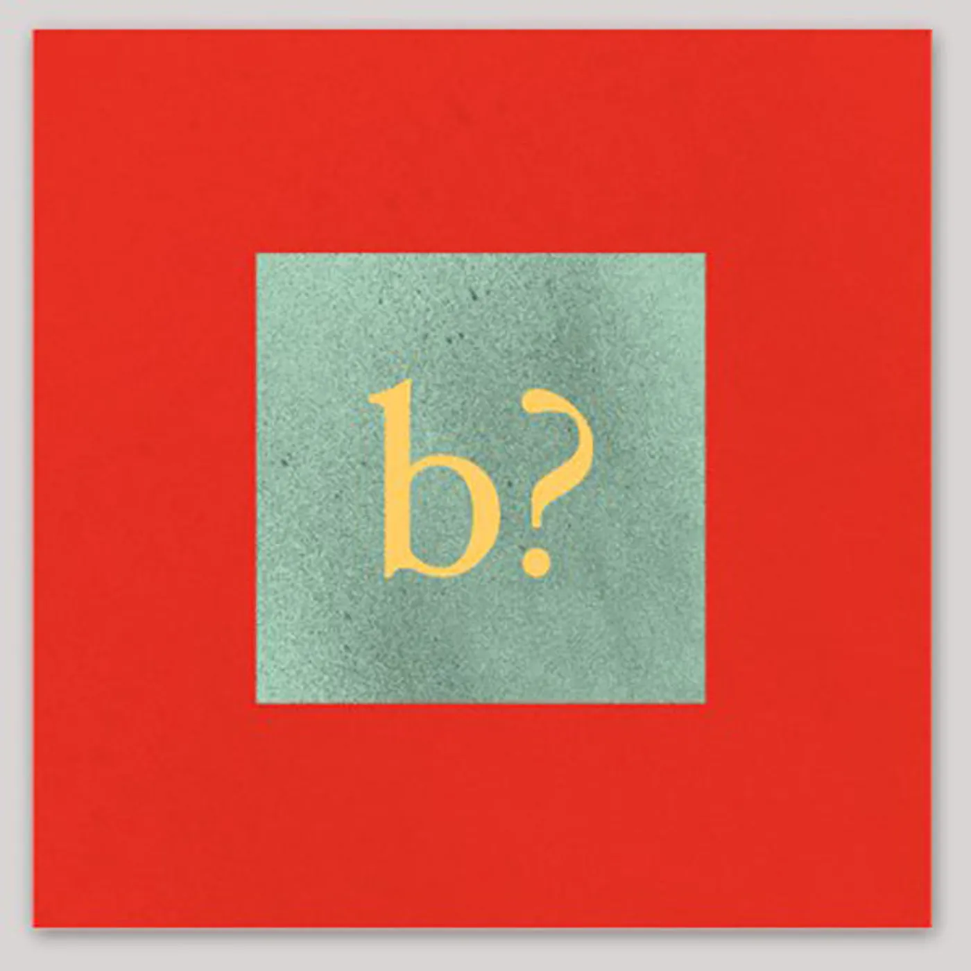 HOAX - b? Square Sticker