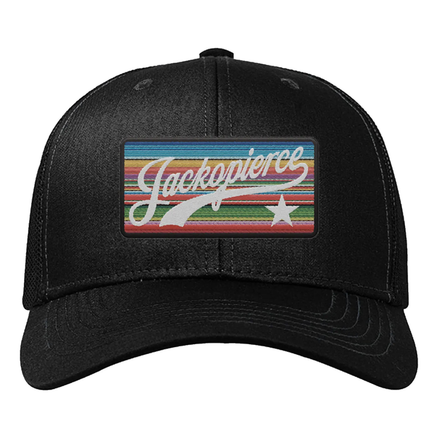 Jackopierce - Black Mexican Blanket Patch Trucker Hat