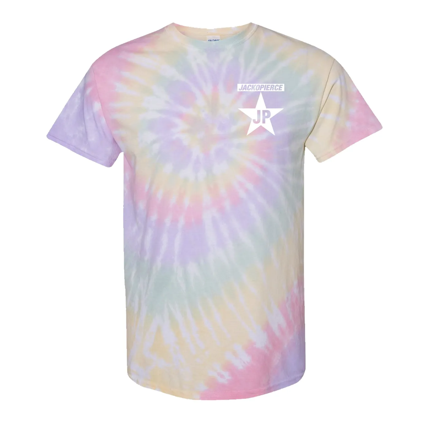 Jackopierce - Pastel Rainbow Tie-Dye Original Logo Tee