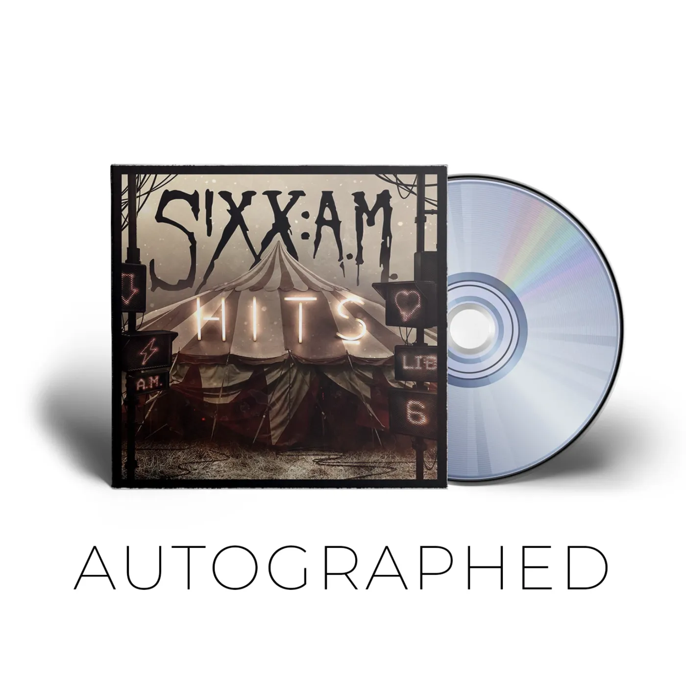 SIXX:A.M. - The Hits Autographed CD