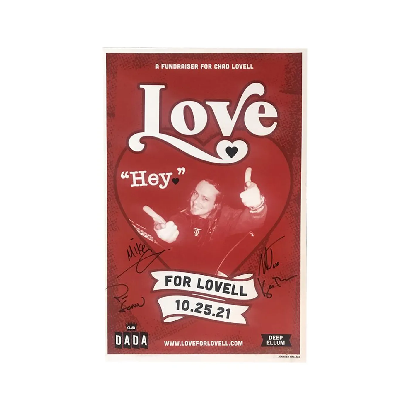 Course OF Empire - Autographed Love For Lovell Poster