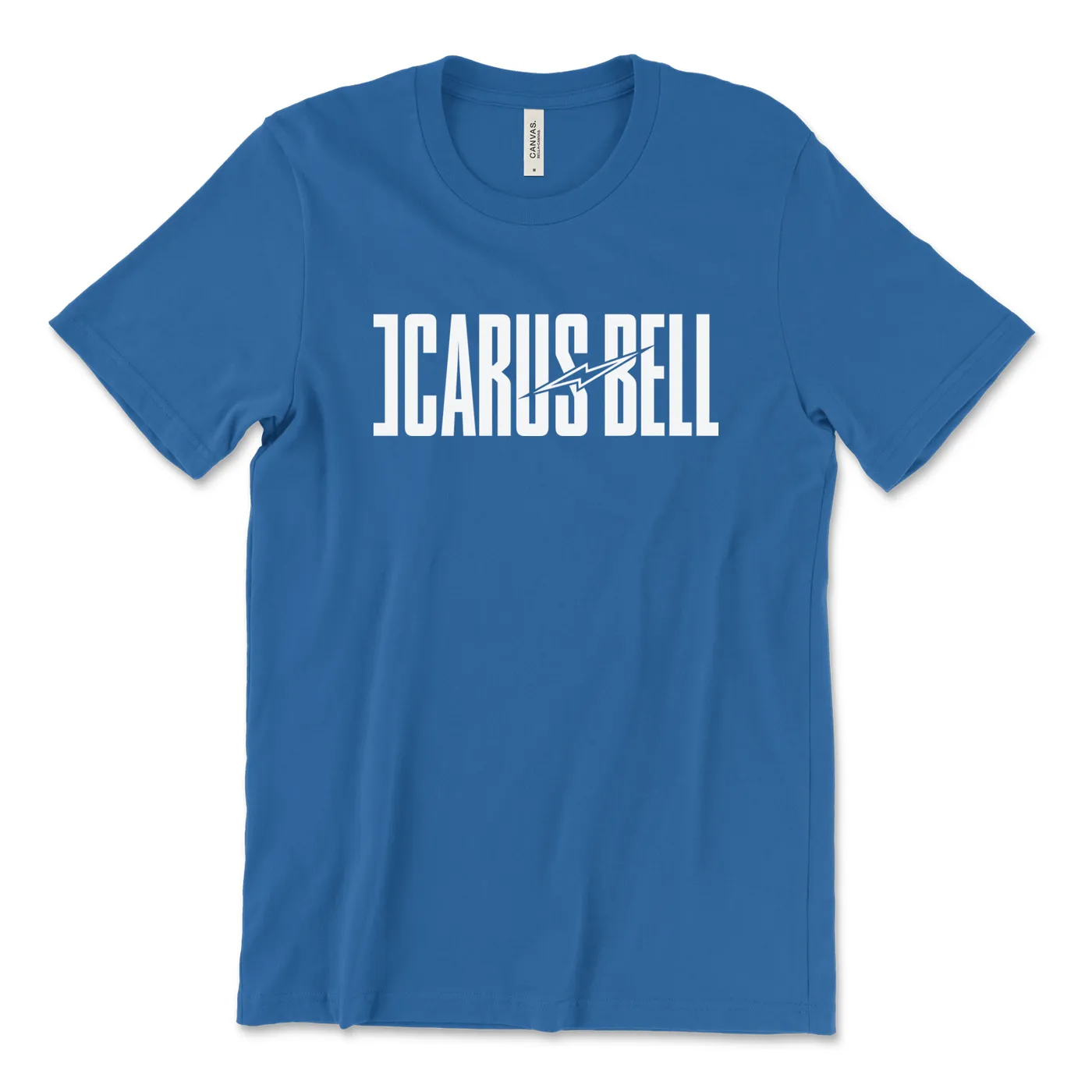 Icarus Bell - Logo Tee - Columbia Blue