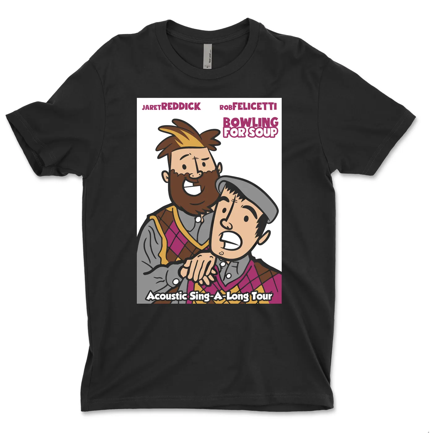 Bowling For Soup - Jaret and Rob Acoustic Sing-A-Long Tour Tee