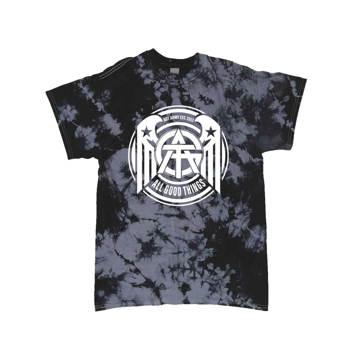 All Good Things - Crest Tie-Dye Tee