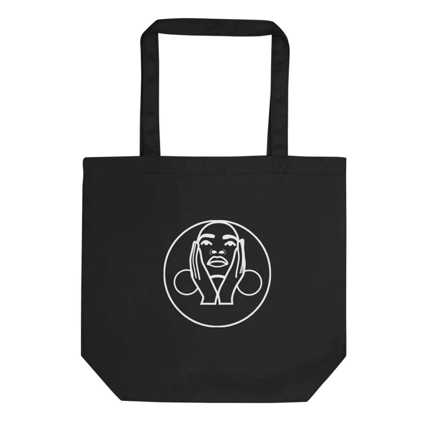Jody Watley - Hoop Earrings Black Logo Tote