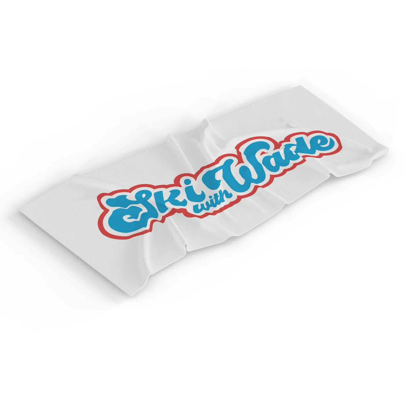 Ski With Wade - Logo Beach Towel