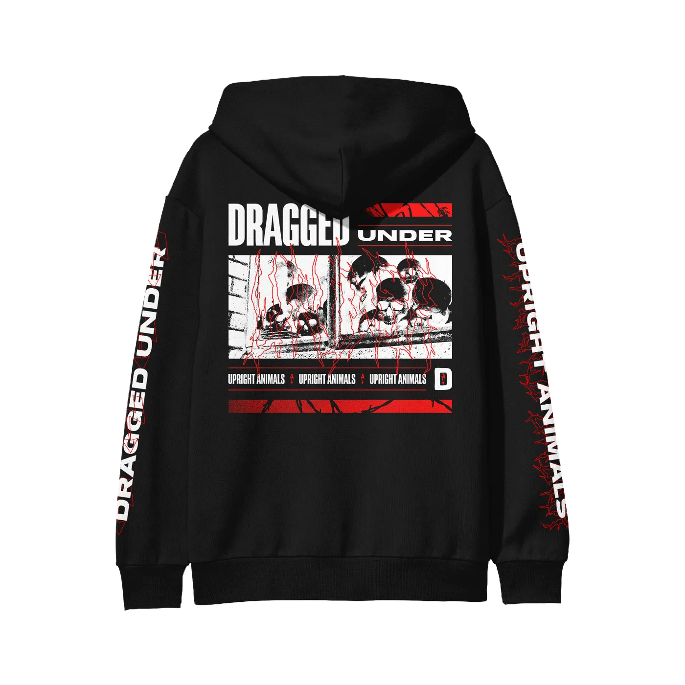 Dragged Under - Upright Animals Hoodie