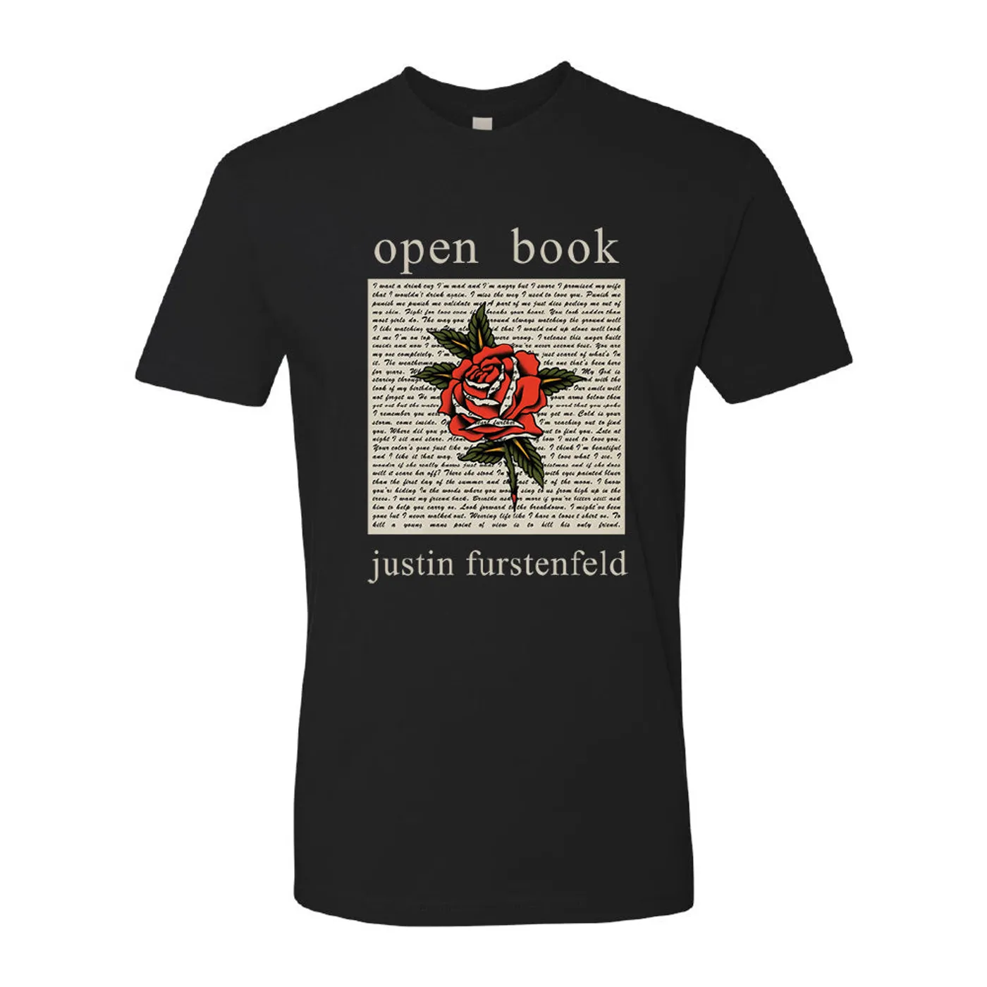Gunner Black Co Justin Furstenfeld - Rose Confession Tee