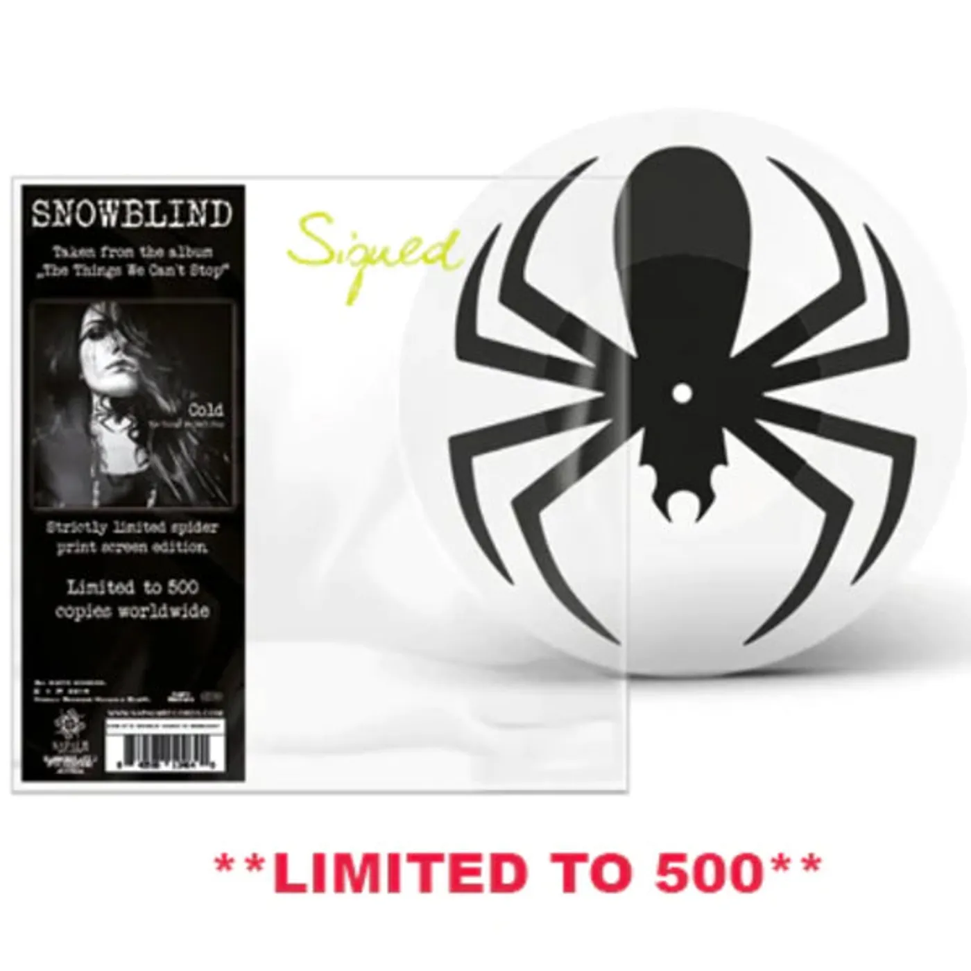 Cold - Snowblind 7 Autographed Single