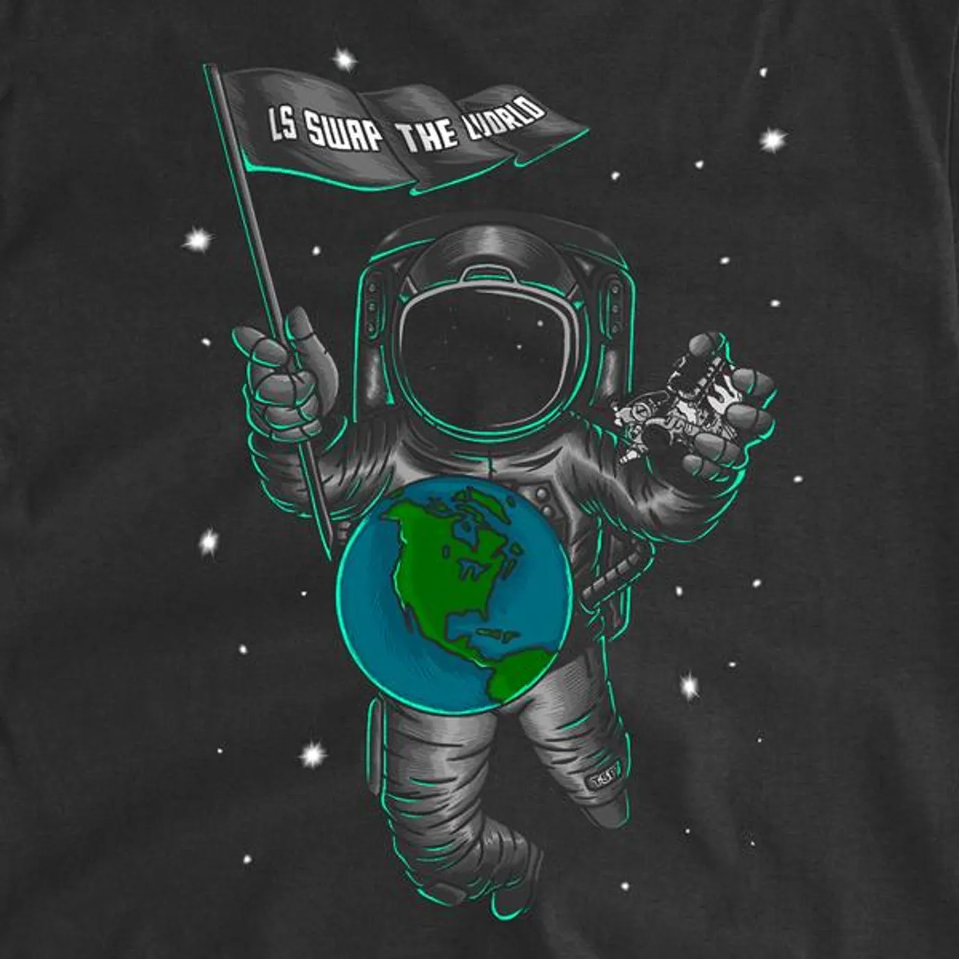 Texas Show Promoters LS Swap The World Tee (Front Logo)