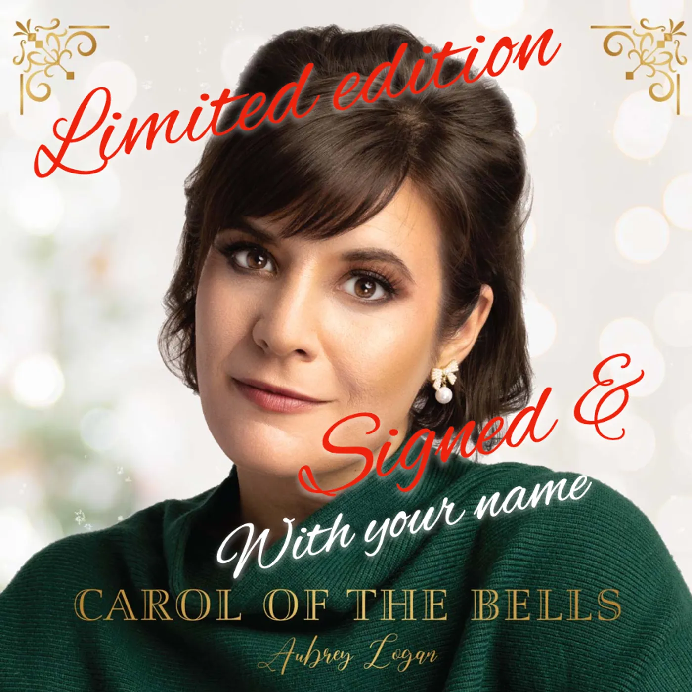 Aubrey Logan - Carol of the Bells Signed and Personalized EP